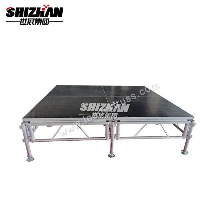 Outdoor aluminum mobile stage