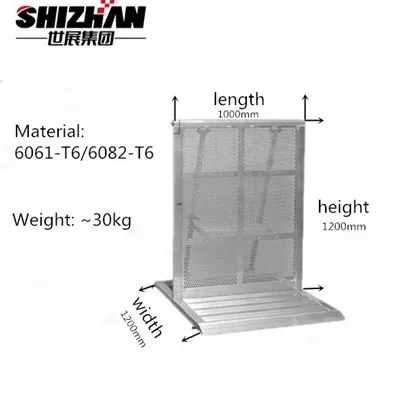 Aluminum Crowd Control Stage Barrier